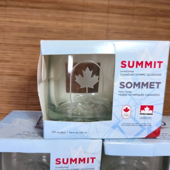 Olympic Glass Coffee Mugs Sochi 2014 Canadian Glassware Limited Edition Lot Of 3 - Picture 2 of 11
